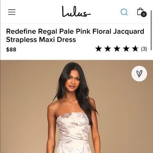 Beautiful pale pink wedding guest dress